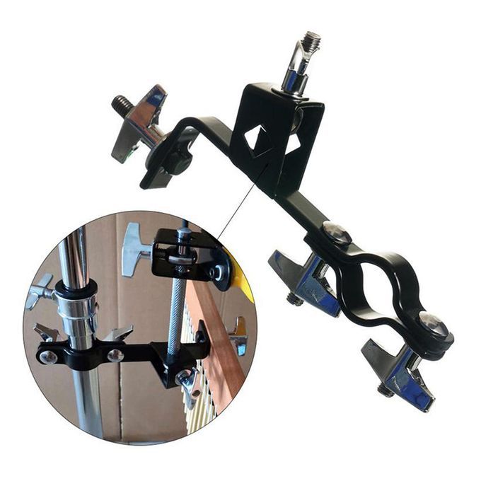 Percussion Clamp Holder Cowbell Tambourine Universal Size For Drum Kit