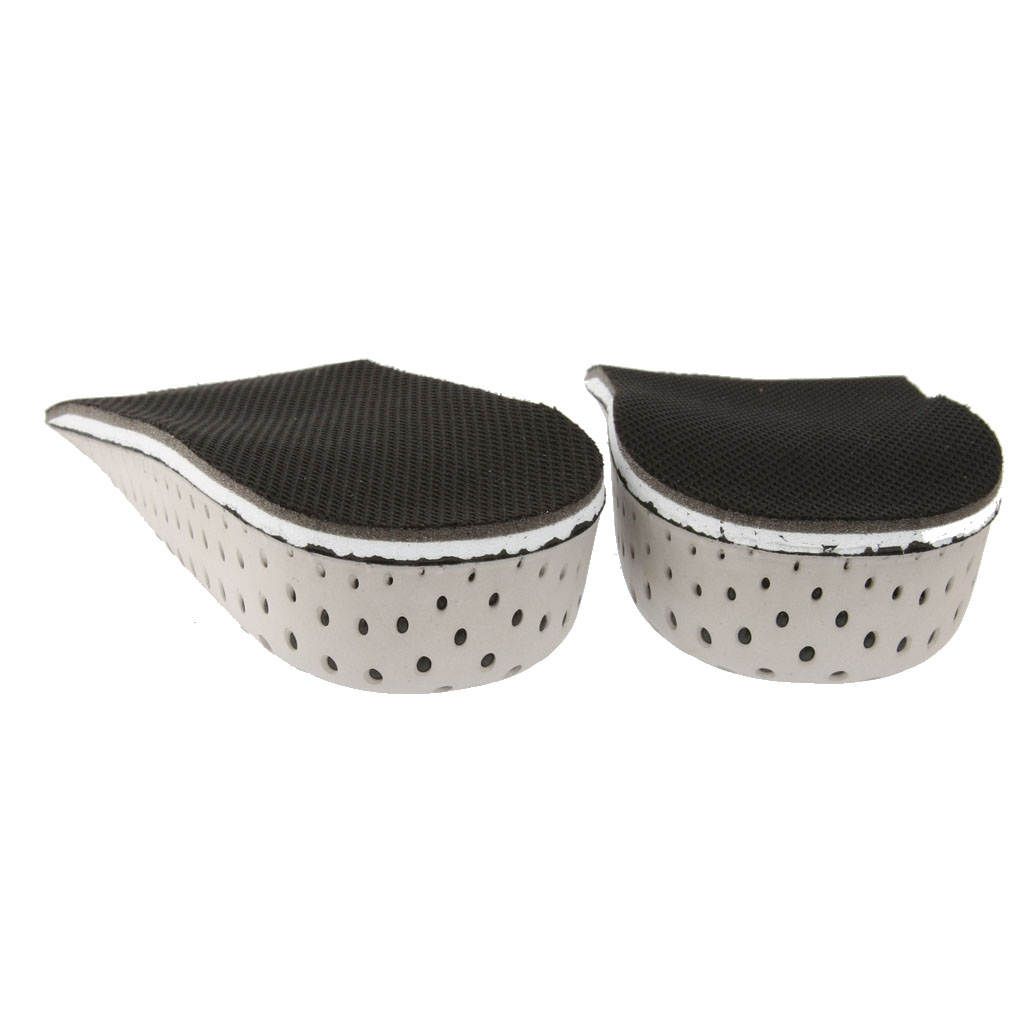 Unisex Height Increase Insoles Cushion Insert Lift Shoes Pads 3.3cm
