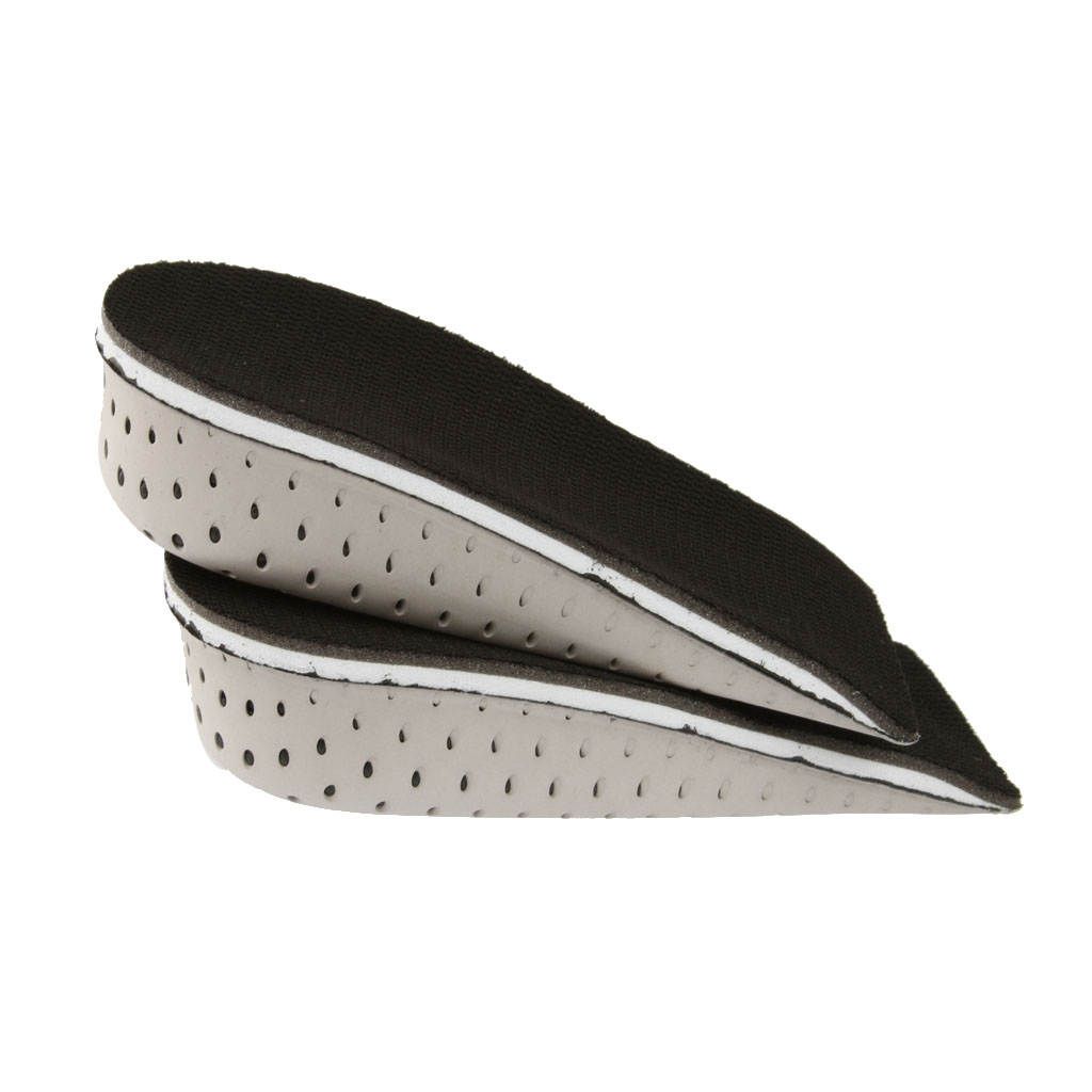 Unisex Height Increase Insoles Cushion Insert Lift Shoes Pads 3.3cm