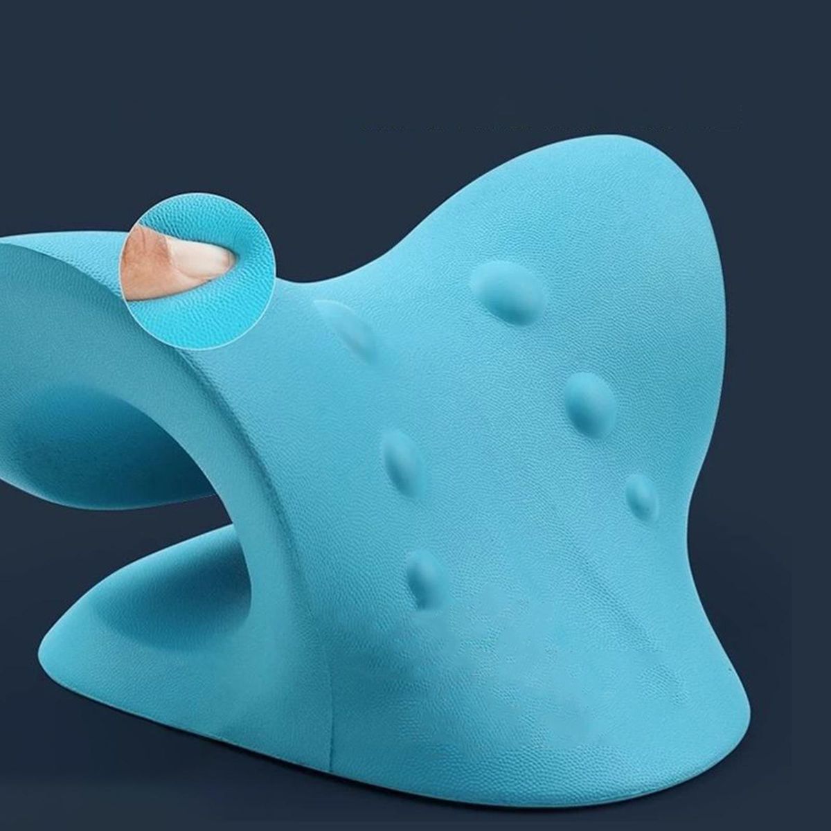 Neck Stretcher Support Pillow Neck and Shoulder Relaxer Pain Relief Portable Traction Pillow Neck Traction Neck Posture Correction Pillow
