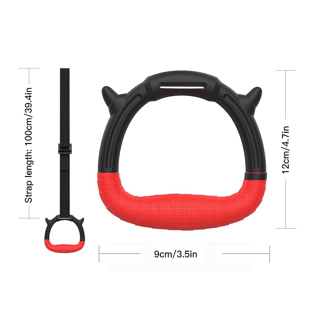 Gymnastic Rings Fitness Swings Hand Rings Adults Kids Pull-ups Bar Rings Up to 150KG