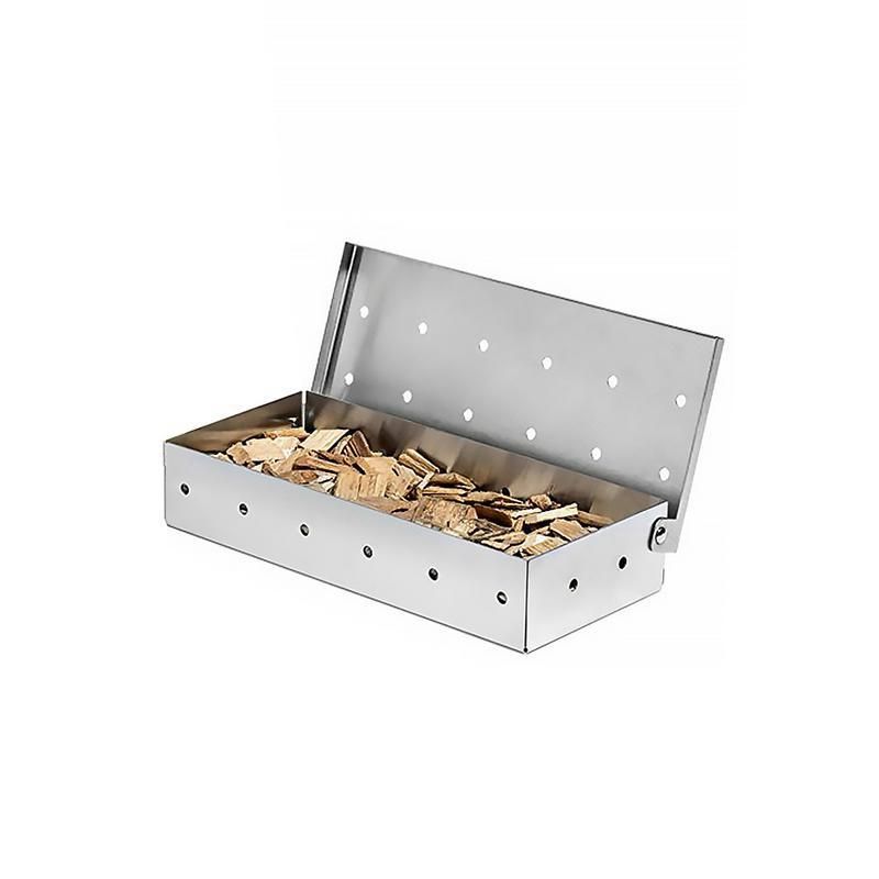 Outdoor Barbecue Supplies Stainless Steel Smoking Box Barbecue Stainless Steel  Case,Can Store Various Specifications Of Wooden Blocks
