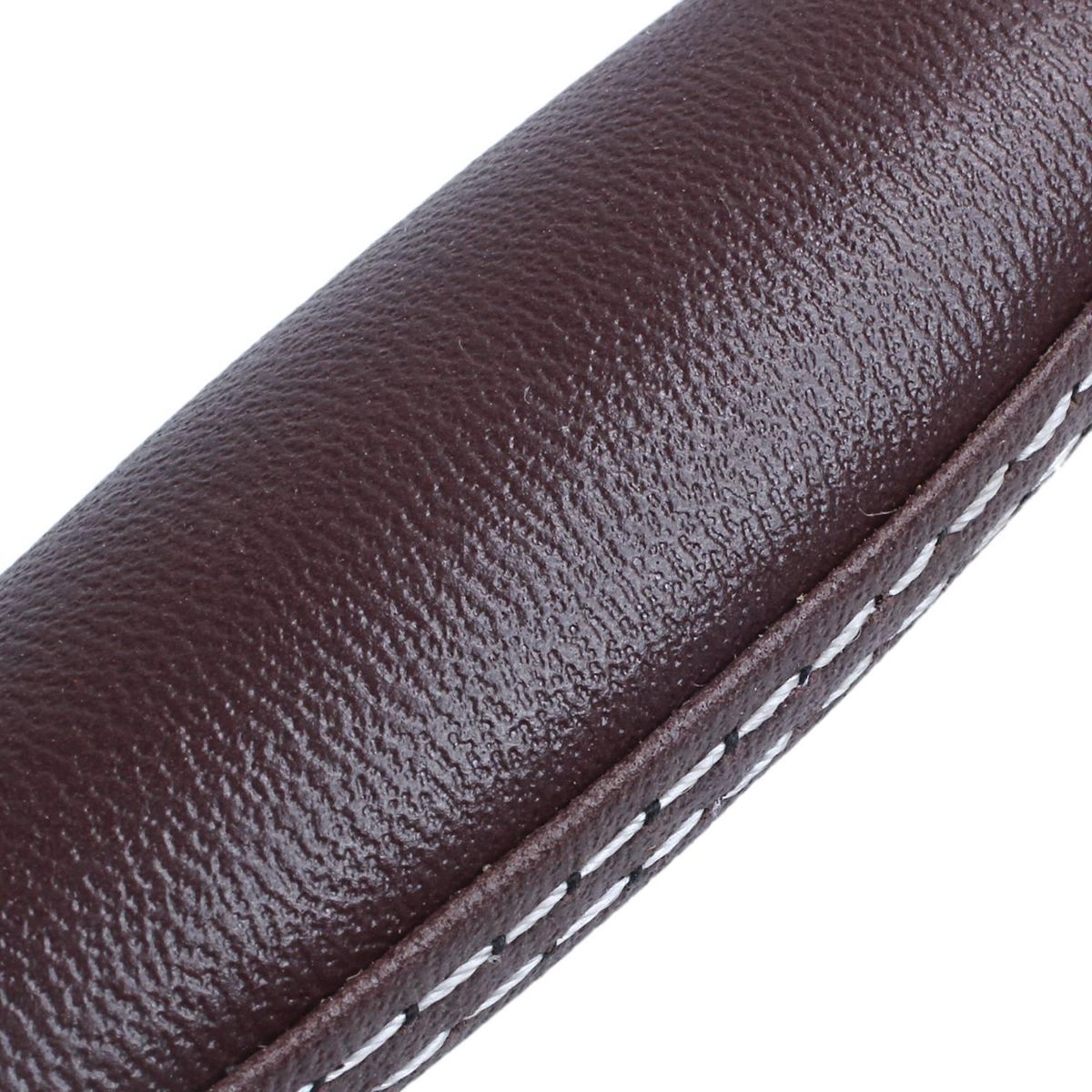 Brown Leather Box Luggage Toolbox Trolley Case