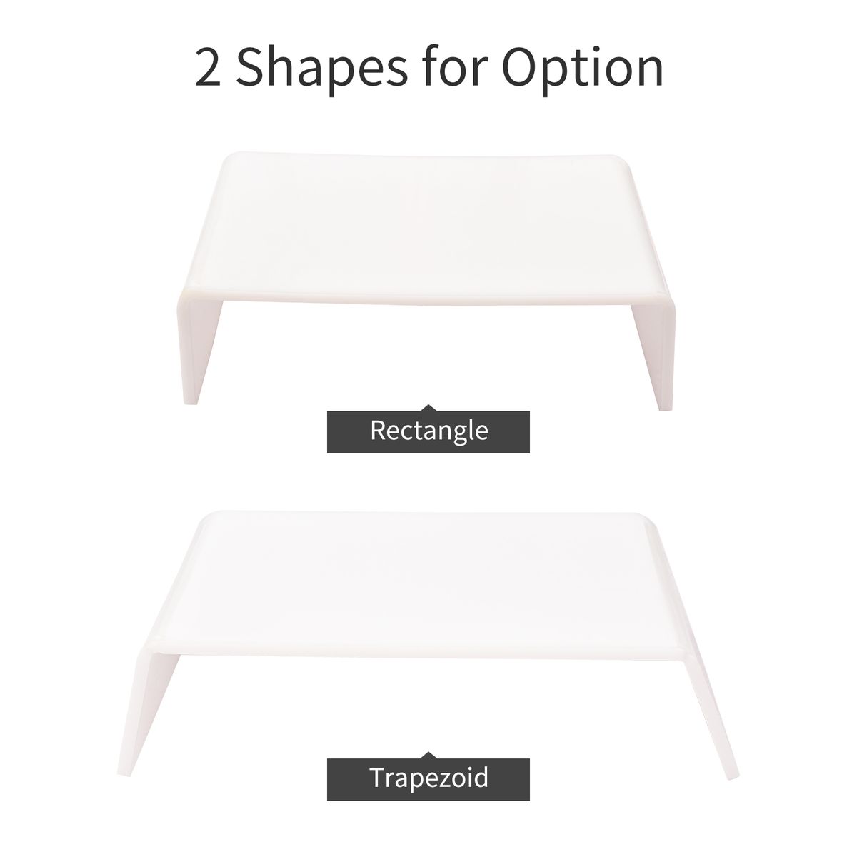 Acrylic Monitor Stand Riser Universal Computer Desktop