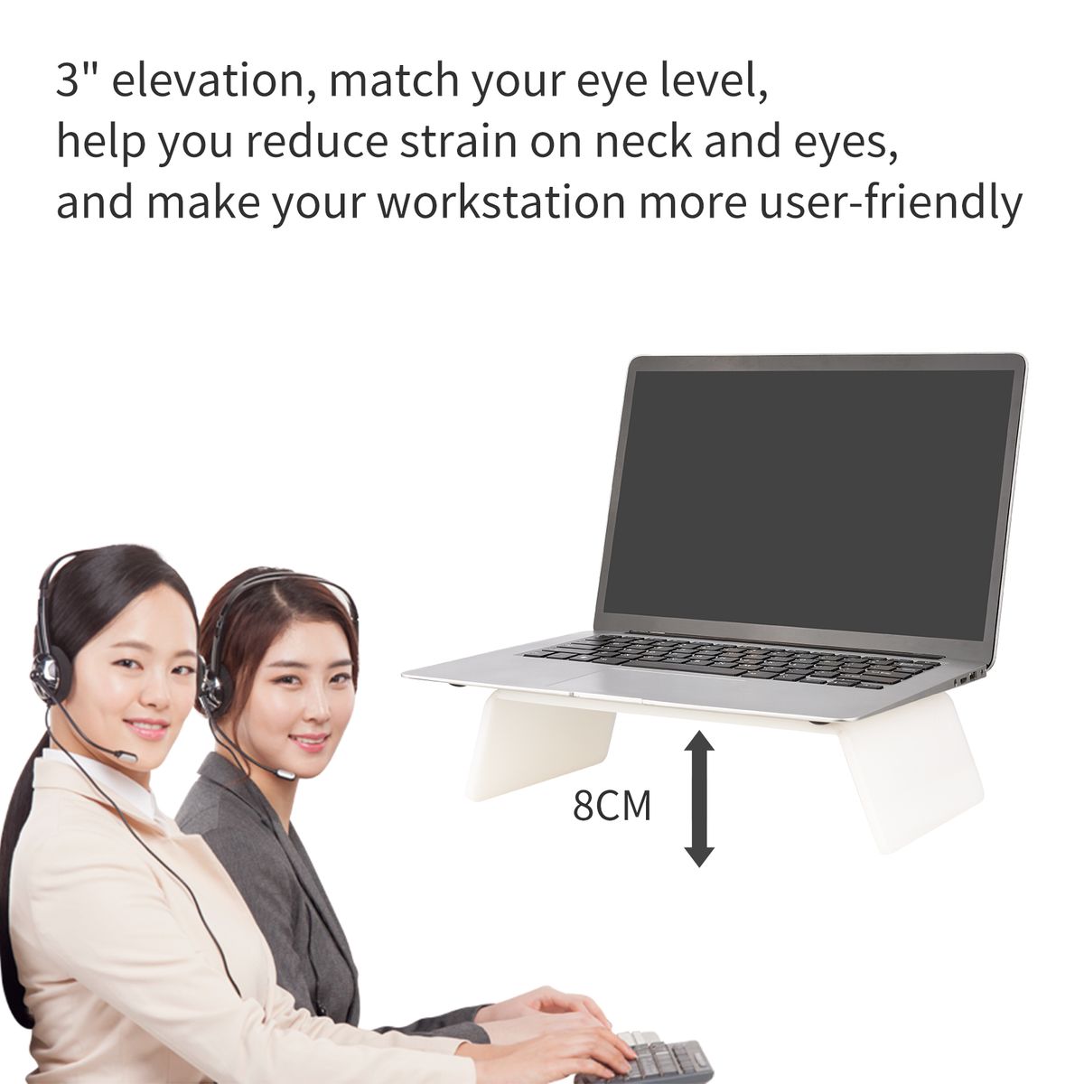 Acrylic Monitor Stand Riser Universal Computer Desktop