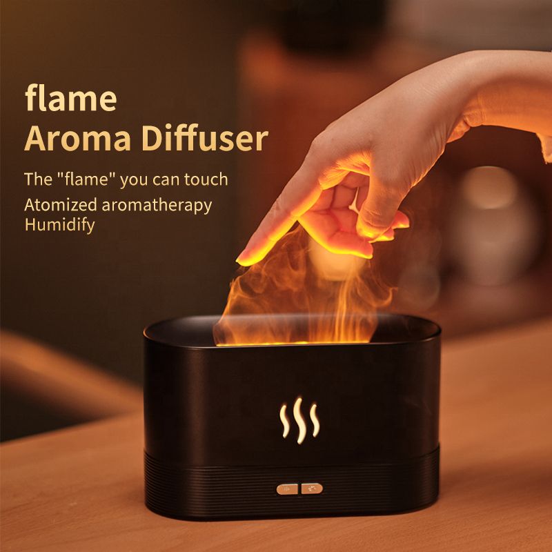 Flame Air Humidifier USB Air Diffuser Aromatherapy Machine