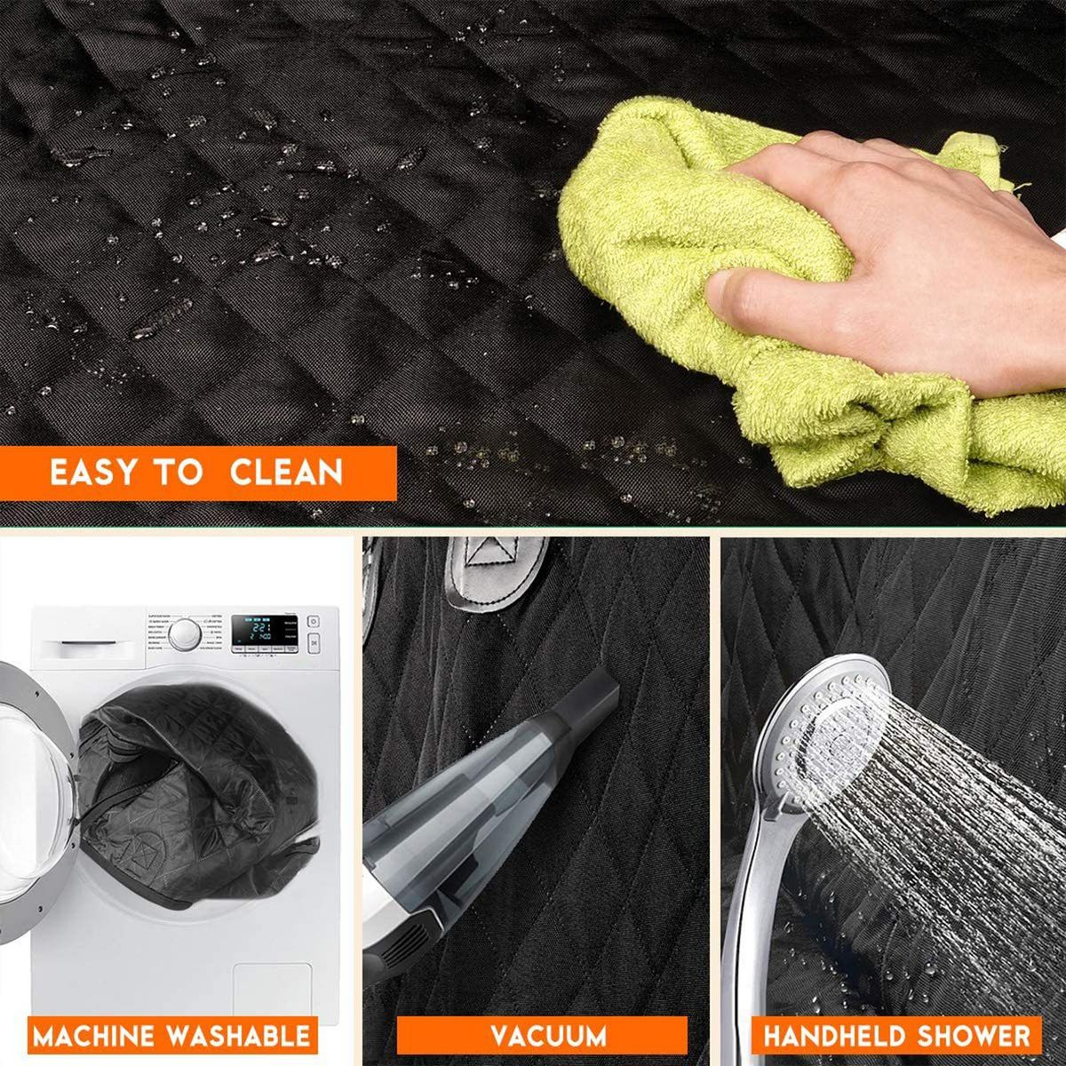 54''X58'' Dog Seat Waterproof Protector Car Pet Cushion Car Rear Seat Pet Dog Cushion Waterproof Dirt Proof Car Pet