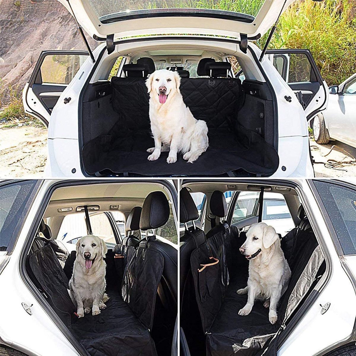 54''X58'' Dog Seat Waterproof Protector Car Pet Cushion Car Rear Seat Pet Dog Cushion Waterproof Dirt Proof Car Pet