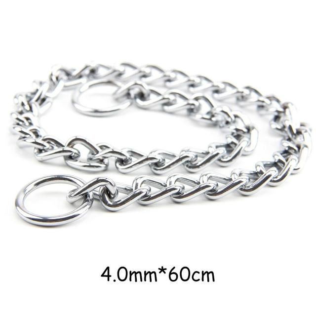 Pet Chain Collar Iron Dog Leash Necklace