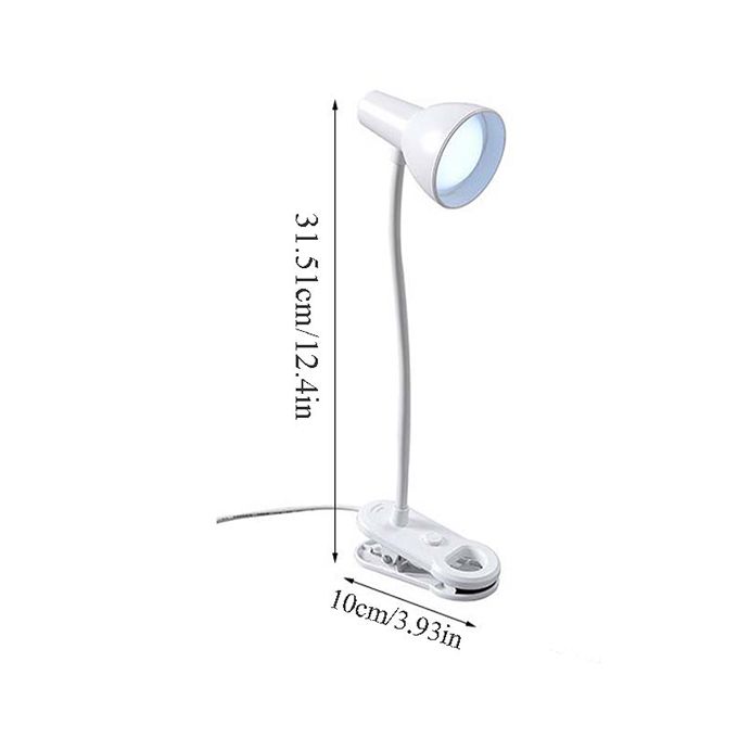 LED Night Bedside Table Lamp Reading Light - White