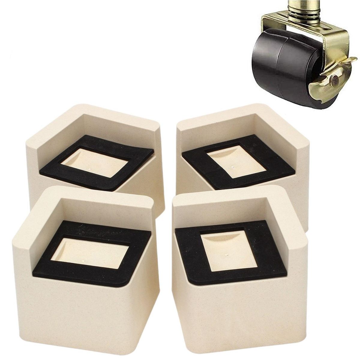 Bed Risers 3 Inch Heavy Duty Bed Lifters for