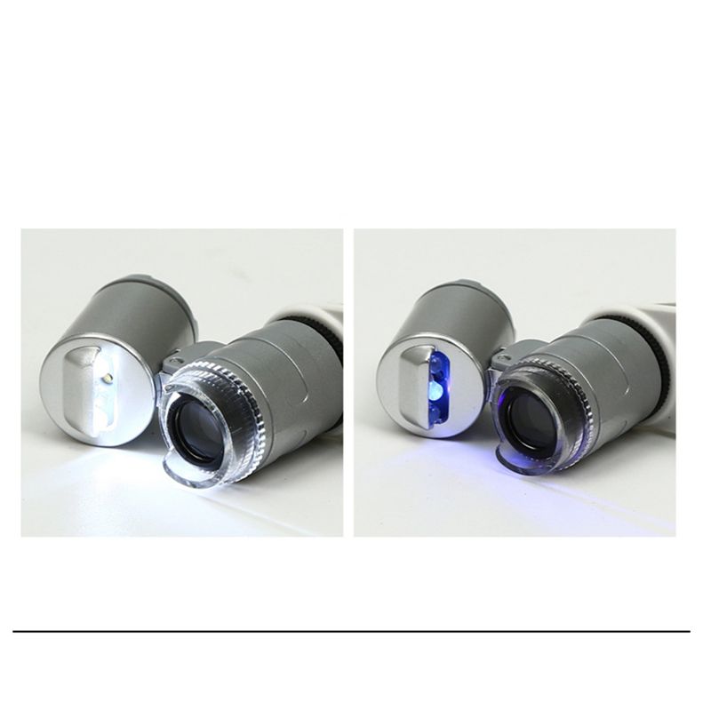 60X Magnifying Glass for Phone Clip Magnifying Glass for Mobile Phone Portable Jewelry Loupe Mobile Mini Microscope