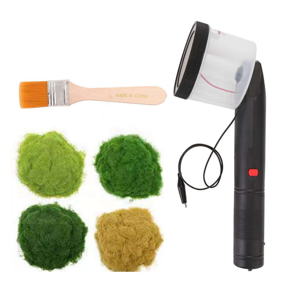 ABS Antiskid Handle Mini Static Grass Flocking Applicator
