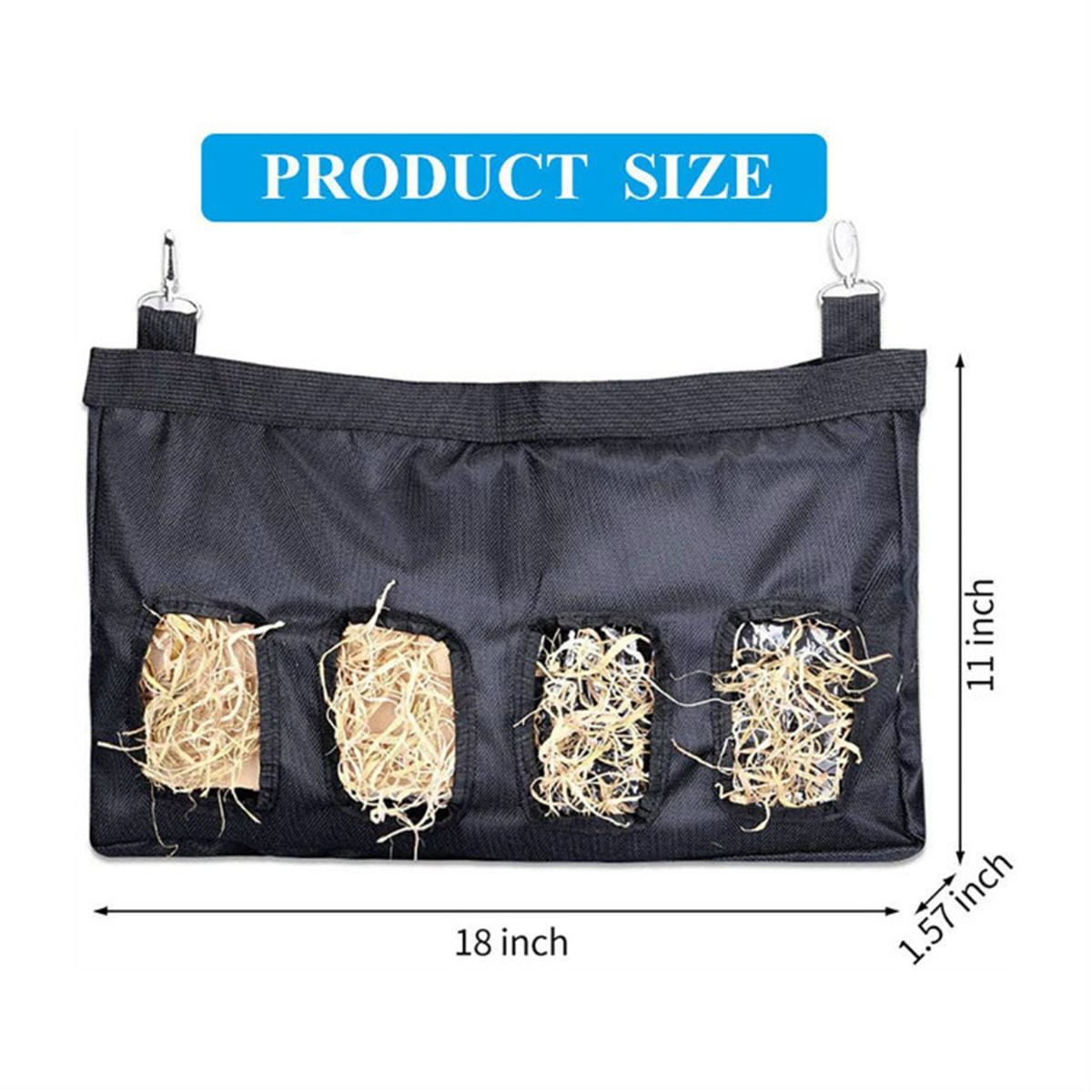 Rabbit Feeder Bags Guinea Pigs Hay Bag Long Wear Feeder Bag