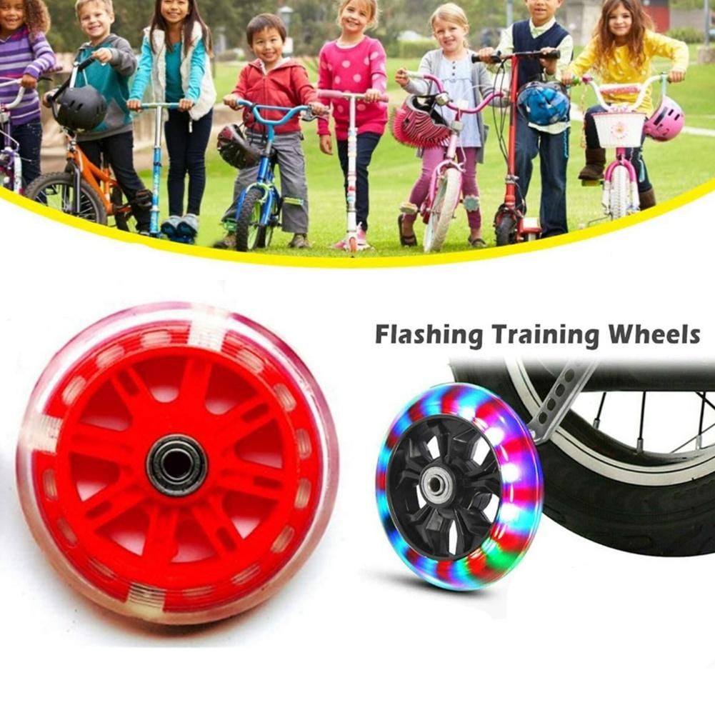 Bicycle Mute Training Wheels for 12 14 16 18 20 Inch Stabili