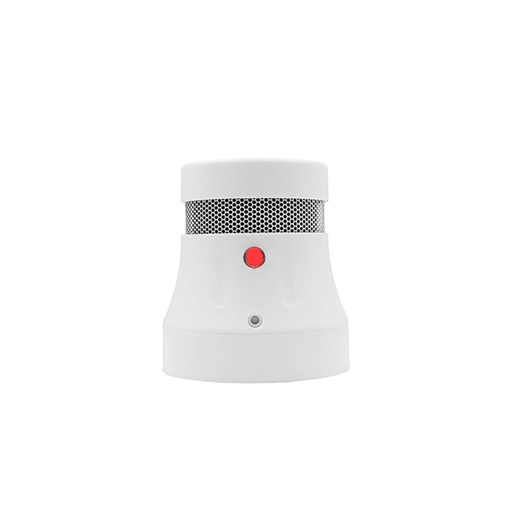 Tuya ZigBee 360° Intelligent Smokes Sensors Warehouse Mall Home Kitchen Living Room Intelligent Smokes Sensors Mobilephone APP Remote Alarm Receiving Need to Be Used with Gate-way