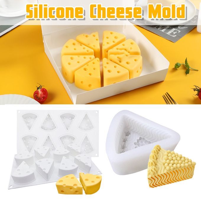 Simulation Silicone Cheese Mold Cookie Chocolate Soap Mold B