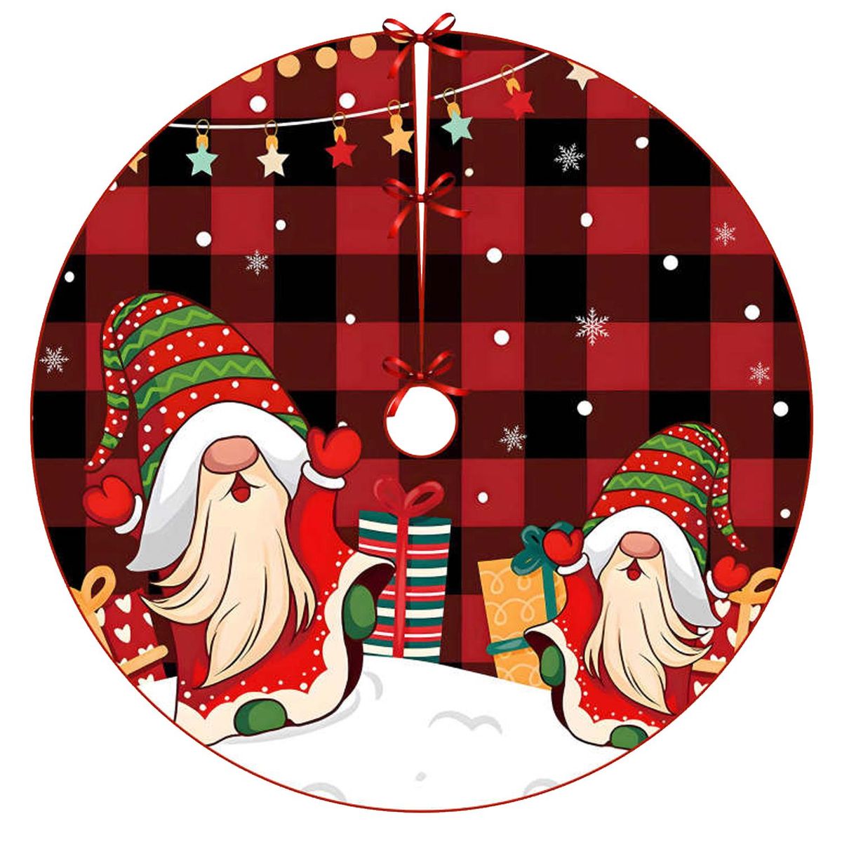 Christmas Tree Skirt 48 inch - Xmas Tree Ornaments - Perfect Holiday Decor for Festive Celebrations