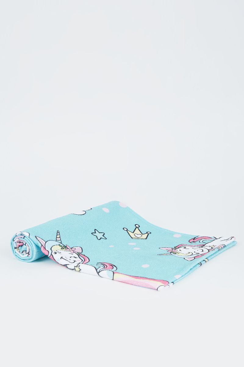 Girl  Scarfs/Shawls/Towels Towel-Turquoise