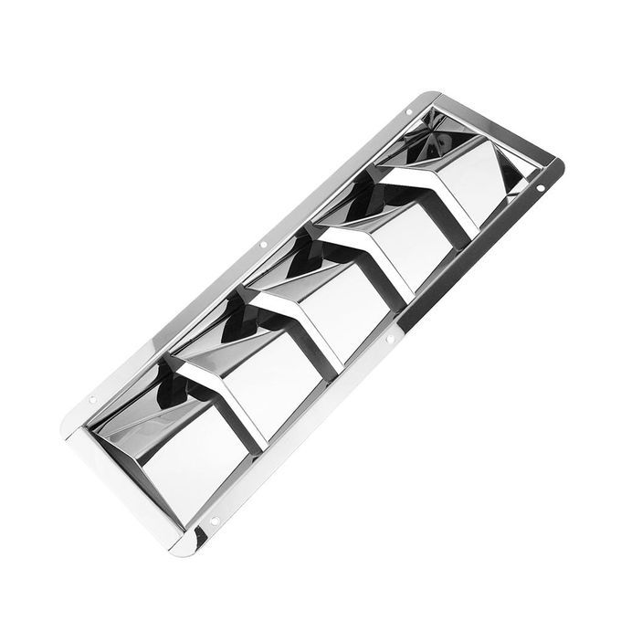 Boat Stainless Steel Air Grill Louver Vent 330mm X 120mm Ventilation 5