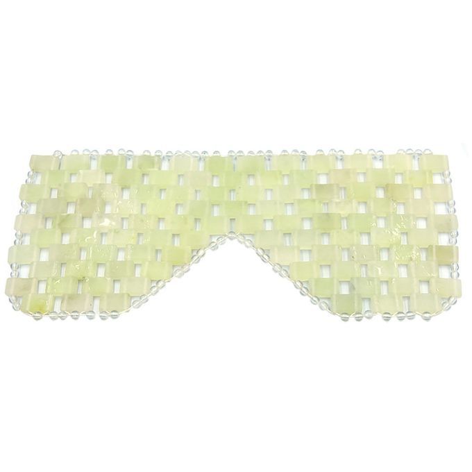 Comfortable Jade Sleep Mask For Relaxation Puffy Eyes Dark Circles