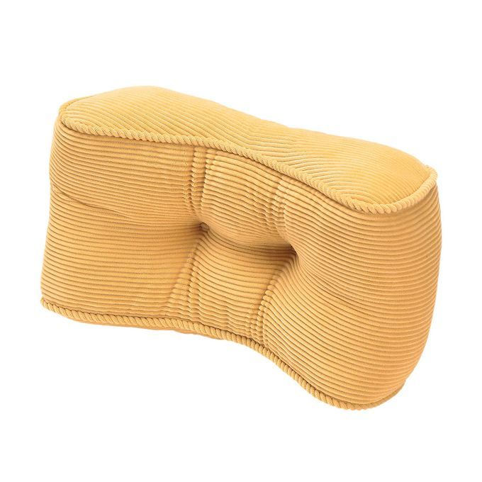 Comfort Lumbar Support Pillow Cushion Cotton For Car Seat Game Yellow