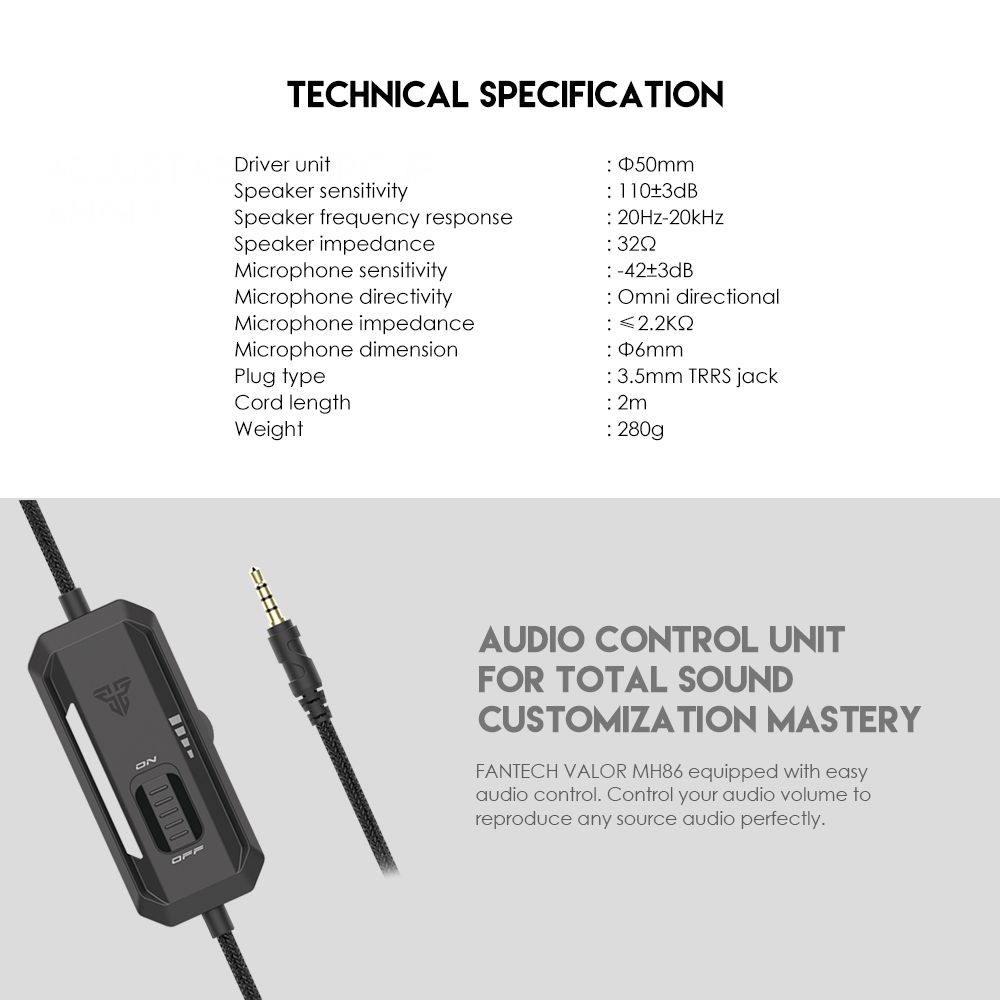MH86 Wired Game Headset 3.5mm Surround Sound Memory Foam Ear Pad With Microphone And One Turn Two Plug For PC PS4 PS5
