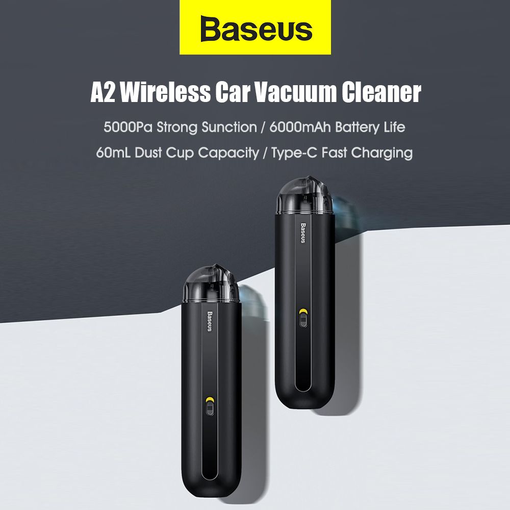 Baseus A2 Wireless Car Vacuum Cleaner Mini Portable Handheld