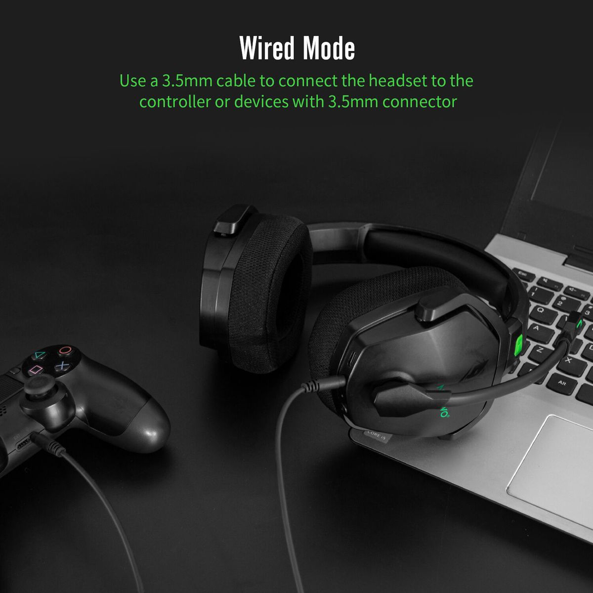 G06 Wireless Gaming Headset For Ps5 Ps4 Pc Laptop