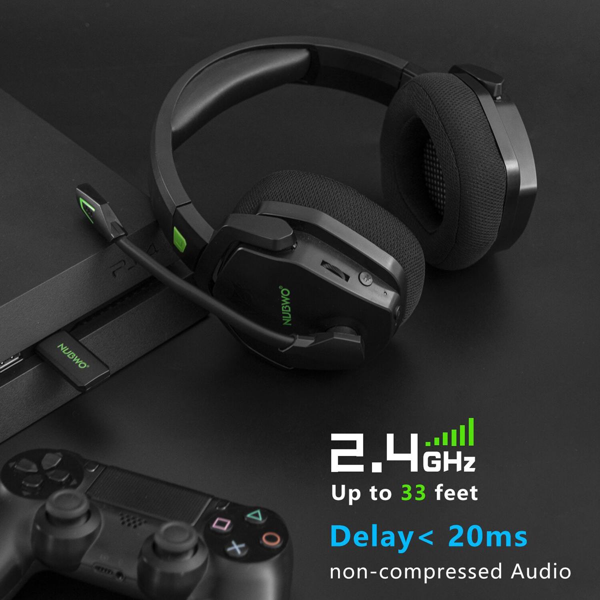 G06 Wireless Gaming Headset For Ps5 Ps4 Pc Laptop