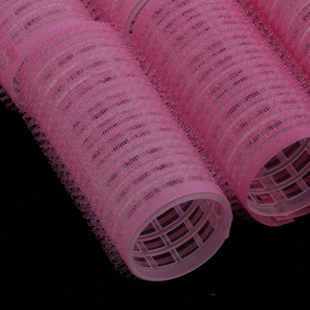 30x Self Grip Hair Rollers Curling Curls Waves Cling Stick Styling