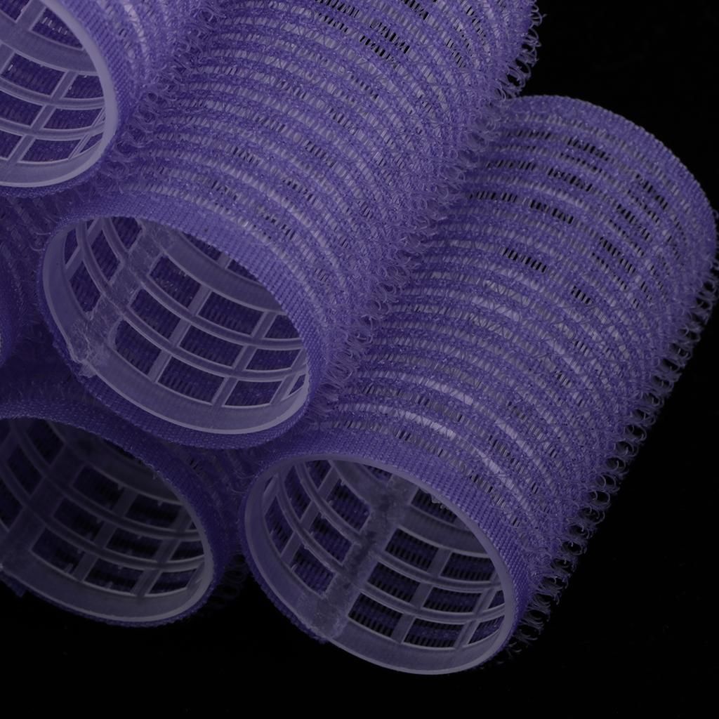 30x Self Grip Hair Rollers Curling Curls Waves Cling Stick Styling