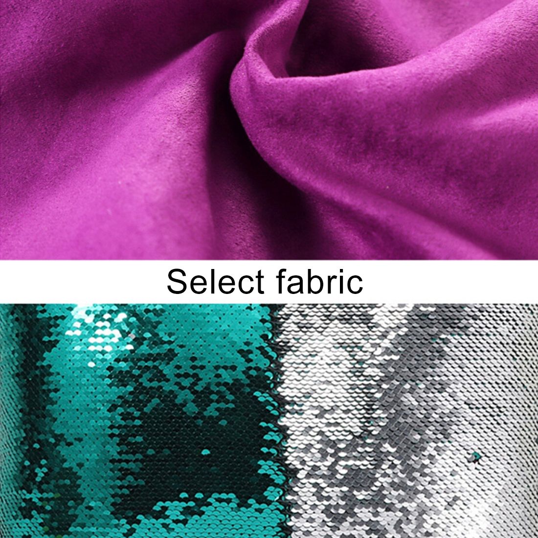 DIY Two Tone Glitter Sequins Throw Pillow Case Reversible Sequin Magical Color Changing Pillow Cover, Size: 40*40cm(Pink+Gold)