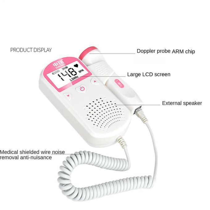 Pocket Ultrasound  Baby Heartbeat Heart Rate Monitor Probe Baby
