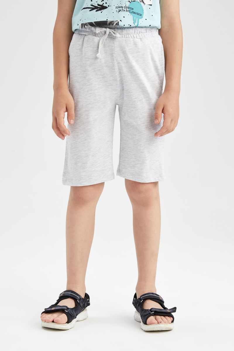 Boy Knitted Short - Grey