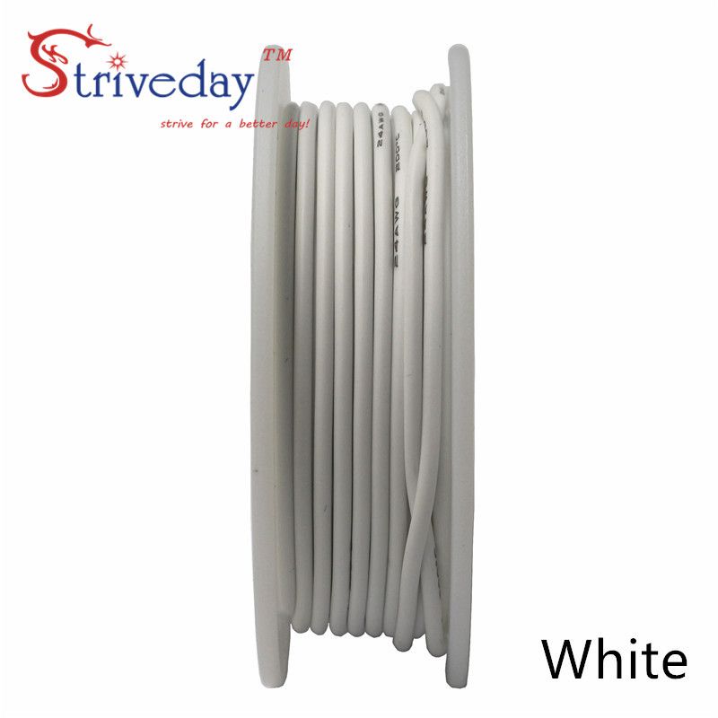 10 Metersroll 32.8ft 30AWG Flexible Silicone Rubber Wire