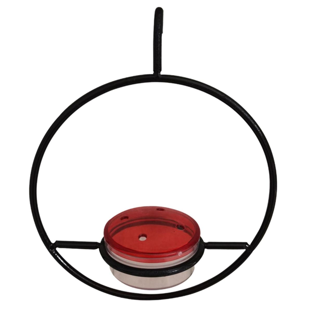 Garden Bird Feeder Easy-fill Hummingbird Feeder Capacity Leak-proof Black