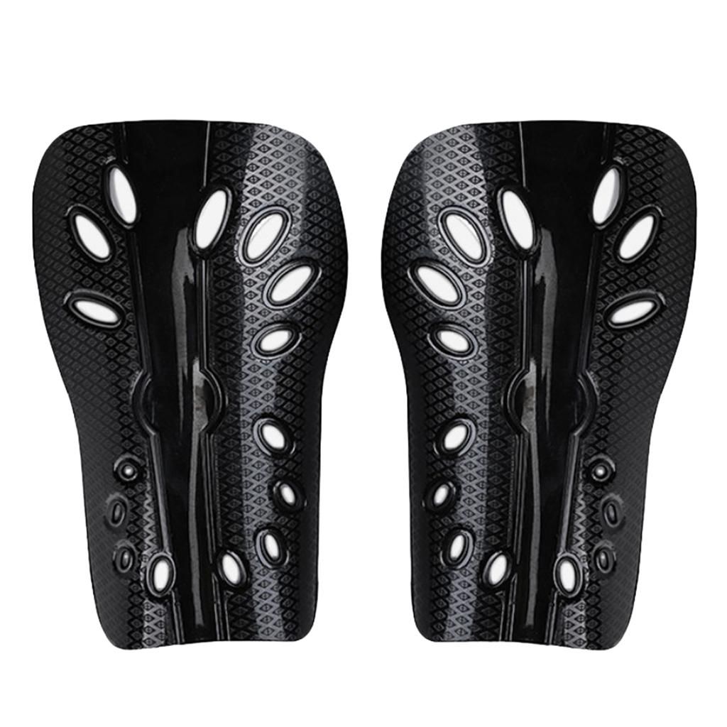Breathable Football Shin Guard Kids Youth Soccer Shins Leg Black