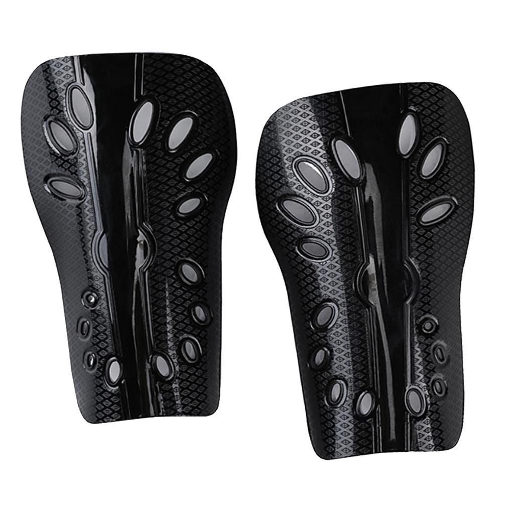 Breathable Football Shin Guard Kids Youth Soccer Shins Leg Black