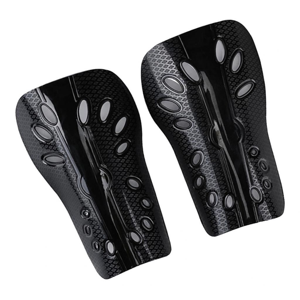 Breathable Football Shin Guard Kids Youth Soccer Shins Leg Black