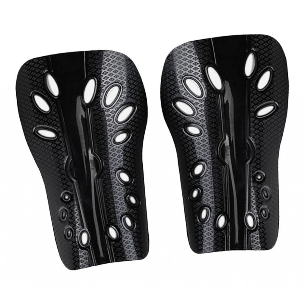 Breathable Football Shin Guard Kids Youth Soccer Shins Leg Black