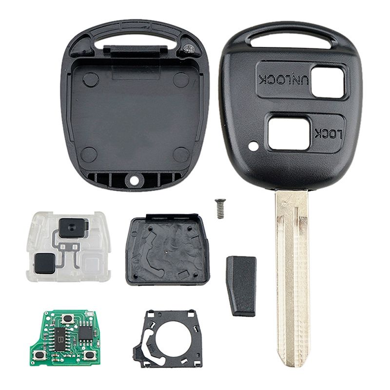 Car Smart Remote Key 2 Buttons For Toyota Corolla