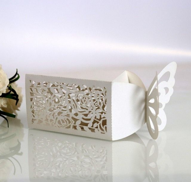 5x5.5x9cm Laser Window Grille Rose Gift Boxes