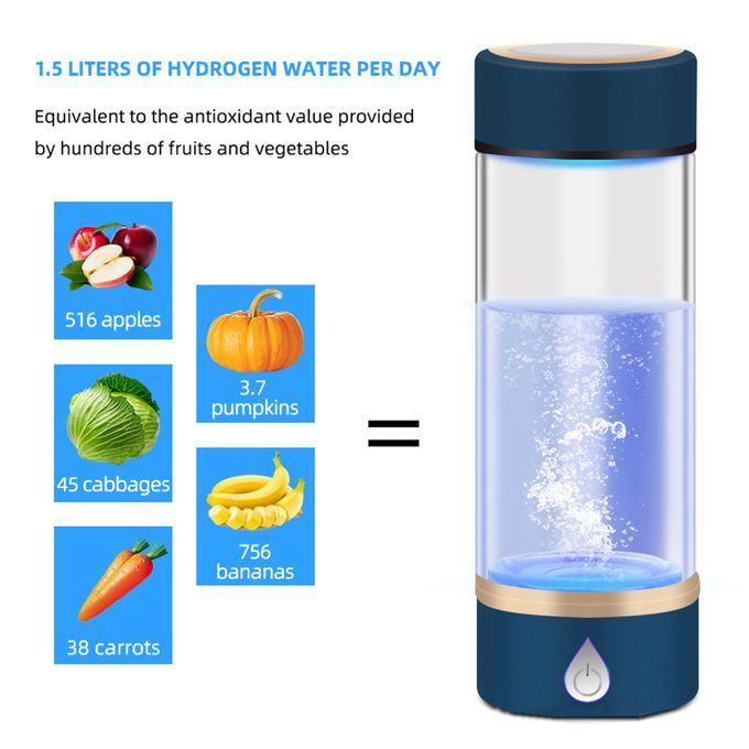 420ml Portable Hydrogen-Rich Water Generator Bottle