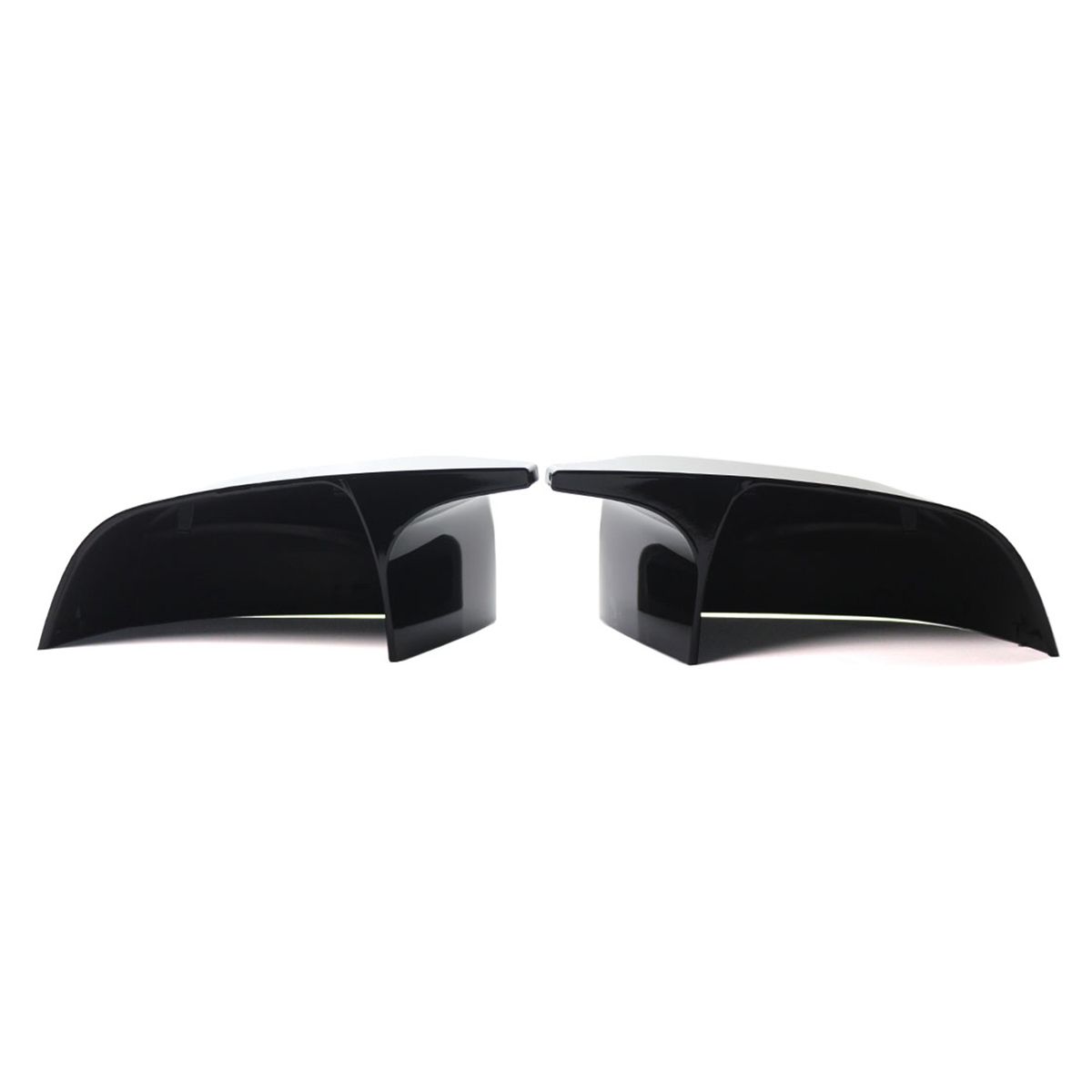 Glossy Black Left   Right Side Mirror Cover, One Pair Side