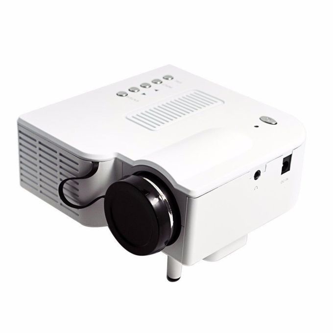 ED LCD (QVGA) Mini Video Projector-White
