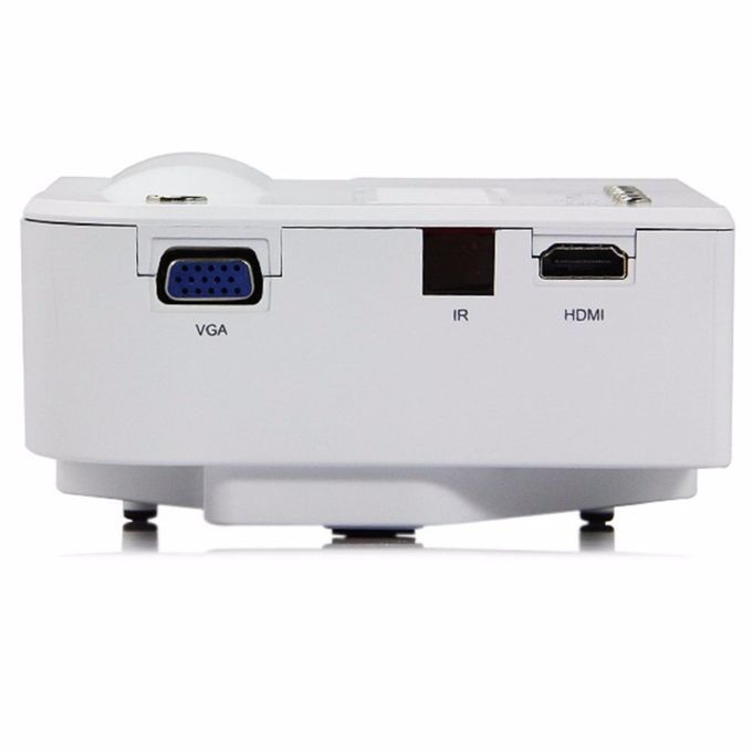 ED LCD (QVGA) Mini Video Projector-White