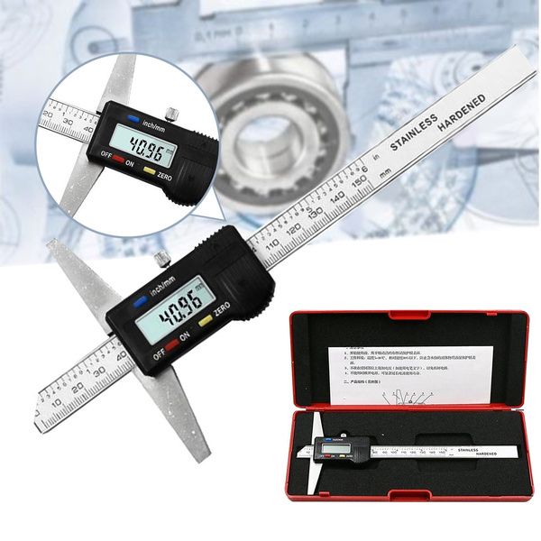 Zinc Alloy Digital Vernier Caliper Gauge Micrometer Measurement 150mm Depth Measurer