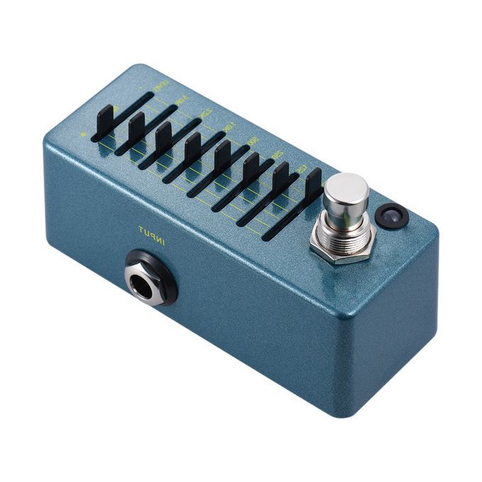 EQ7 Mini Guitar Equalizer Effect Pedal 7-Band EQ Aluminum