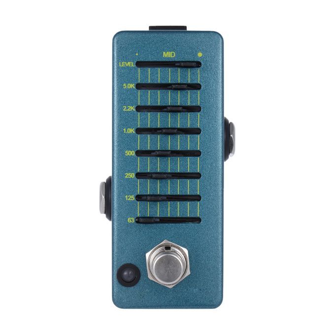 EQ7 Mini Guitar Equalizer Effect Pedal 7-Band EQ Aluminum